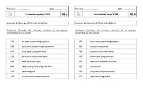 Aperçu - Apprentissages en autonomie - Fichier numération CE2 (et CE1/CM1) - Page 3