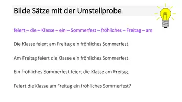 Vorschau - Präsentationen/Tafelbilder - PPP Satzglieder - Seite 1