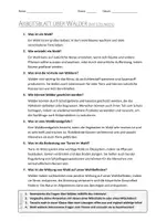 Vorschau - Arbeitsblätter - AB mit Fragen zum Thema "Wald" + Lösungsblatt + Infografik - Seite 2