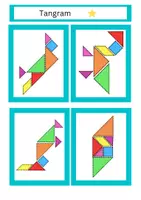 Aperçu - Jeux - Tangram à découper - Page 3