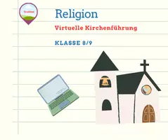 Vorschau - Arbeitsblätter - Kath. Religion Virtuelle Kirchenführung - Deckblatt