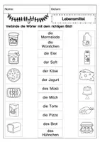 Vorschau - Arbeitsblätter - Wortschatz zum Thema Lebensmittel interaktiv üben (DaZ / DaF) - Seite 2