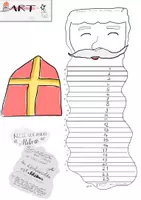 Vorschau - Arbeitsblätter - BARTventskalender Nikolaus - frisiert den Bart! Jeden Tag ein Stück abschneiden - Seite 2