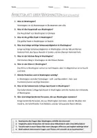 Vorschau - Arbeitsblätter - AB mit Fragen zum Thema "Washington" + Lösungsblatt + Infografik - Seite 2