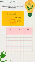 Vorschau - Arbeitsblätter - Deutsch lernen: Mülltrennung - Grammatik - Wortschatz - Seite 3