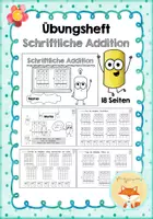 Vorschau - Unterrichtsreihen - Selbstlernheft: Schriftliche Addition - Deckblatt