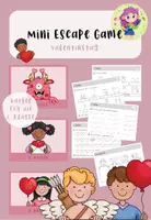 Vorschau - Arbeitsblätter - Mini Escape Game - Valentinstag - 1. Klasse - Deckblatt
