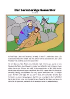Vorschau - Arbeitsblätter - Der barmherzige Samariter - Deckblatt