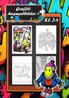 Vorschau - Stundenentwürfe - Graffiti Ausmalbilder Grundschule - Deckblatt