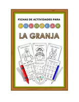 Vista previa - Manualidades / Dibujos para colorear - FICHAS DE ACTIVIDADES PARA COLOREAR LA GRANJA - Portada