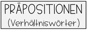 Vorschau - Poster - Präpositionen Bildkarten und Übersicht - Seite 1