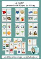 Vorschau - Fördermaterial/Inklusion - 42 Karten: geometrische Körper im Alltag - Deckblatt