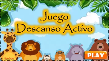 Vista previa - Juegos / Gamificación - Pausa activa: Jugando con Animales (Ruleta de 24 preguntas) - Portada