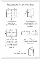 Vorschau - Mal- und Bastelvorlagen - Faltanleitung für ein Mini-Buch - Seite 2
