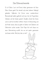 Vorschau - Anderer Materialtyp - Lesespaziergang - Das Osterwochenende (Klasse 1/2) - Seite 3