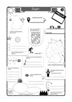 Vorschau - Arbeitsblätter - Steckbrief Bayern für GL und Erdkunde - Deckblatt