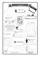 Vorschau - Arbeitsblätter - Steckbrief Saarland für GL und Erdkunde - Deckblatt
