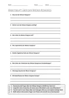 Vorschau - Arbeitsblätter - Lernposter + AB mit Fragen zum Thema "Wiener Kongress" + Lösungsblatt + Mindmap + Infografik - Seite 1