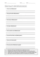 Vorschau - Arbeitsblätter - AB mit Fragen zum Thema "Wildschwein" + Lösungsblatt + Infografik - Deckblatt