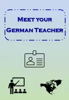 Vorschau - Arbeitsblätter - Meet your German Teacher - Sich als Deutschlehrer vorstellen - Deckblatt