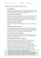 Vorschau - Arbeitsblätter - AB mit Fragen zum Thema "Wilhelm Tell" + Lösungsblatt + Mindmap + Infografik - Seite 3