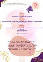 Vista previa - Hojas de trabajo - Mujeres que han hecho historia - Día de la Mujer - página 1