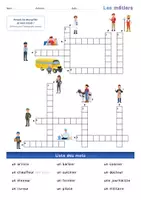 Aperçu - Jeux - Mots croisés thématiques pour enfants et adultes (A1) - Page de couverture