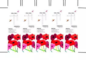 Aperçu - Apprentissages en autonomie - Marque-pages « lire, c’est… » illustration fleurs rouges - Tous niveaux - Page 2