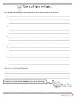 Aperçu - Feuilles d'exercices - Mon écriture évaluée - Page de couverture