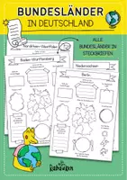 Vorschau - Arbeitsblätter - Deutschland Bundesländer Steckbriefe 🇩🇪🌍 | Materialpaket Deutschland - Deckblatt