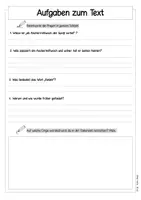 Vorschau - Aufgabenkarten - Lesetext - Aschermittwoch & Fastenzeit - Seite 2