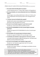 Vorschau - Arbeitsblätter - AB mit Fragen zum Thema "Cristiano Ronaldo" + Lösungsblatt + Infografik - Seite 2