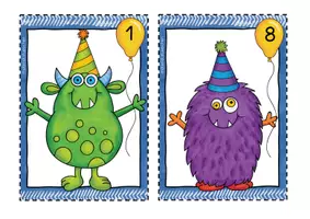 Vorschau - Stationenlernen - Lesespaziergang MONSTERPARTY - Seite 1