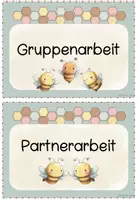 Vorschau - Bildkarten - Stundentransparenz Sozialformen Stundenplan Bienenklasse - Seite 3
