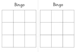 Vorschau - Spiele - Bingo Vorlage mit Bildkarten Thema Gemüse/Vegetables - Seite 1