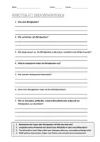Vorschau - Arbeitsblätter - AB mit Fragen zum Thema "Windpocken" + Lösungsblatt + Mindmap + Infografik - Deckblatt