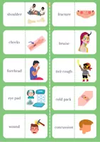 Vorschau - Spiele - "Being ill" vocabulary Domino game - ready to use - Seite 2