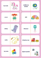 Vorschau - Spiele - "Toys and games" vocabulary Domino game - ready to use - Seite 2