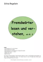 Vorschau - Arbeitsblätter - Fremdwörter lesen & verstehen, ab Kl. 2 - Deckblatt