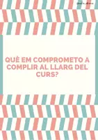 Vista previa - Hojas de trabajo - A què ens comprometem aquest curs? - Portada