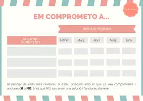 Vista previa - Hojas de trabajo - A què ens comprometem aquest curs? - página 1