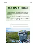 Vorschau - Arbeitsblätter - Politik_Plastik-Tagebuch - Deckblatt