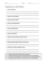 Vorschau - Arbeitsblätter - AB mit Fragen zum Thema "Winkel" + Lösungsblatt + Infografik - Deckblatt