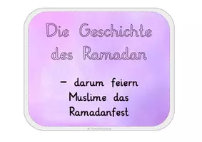 Vorschau - Bildkarten - Tafelmaterial Ramadan und Ramadanfest (Zuckerfest) - Seite 2