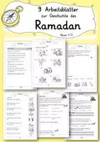 Vorschau - Arbeitsblätter - Ramadan(Zuckerfest) Arbeitsblätter Ethik Grundschule Kl 1/2 - Deckblatt
