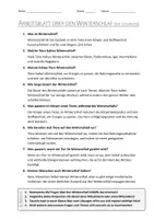 Vorschau - Arbeitsblätter - AB mit Fragen zum Thema "Winterschlaf" + Lösungsblatt + Infografik - Seite 1