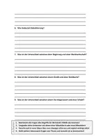 Vorschau - Arbeitsblätter - AB mit Fragen zum Thema "Begriffe der Wirtschaft" + Lösungsblatt + Infografik - Seite 1