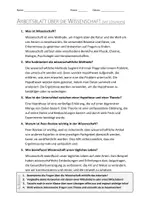 Vorschau - Arbeitsblätter - AB mit Fragen zum Thema "Wissenschaft" + Lösungsblatt + Mindmap + Infografik - Seite 3