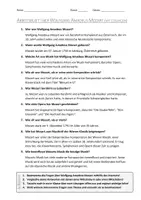 Vorschau - Arbeitsblätter - AB mit Fragen zum Thema "Wolfgang Amadeus Mozart" + Lösungsblatt + Mindmap + Infografik - Seite 2