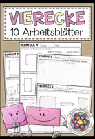 Vorschau - Arbeitsblätter - VIERECKE (für die Grundschule) - 10 Arbeitsblätter - Deckblatt